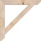 Ekena Millwork Traditional Slat Smooth Bracket, Douglas Fir, 3 1/2"W x 32"D x 32"H BKT04X32X32TRA06SDF - alternate 3